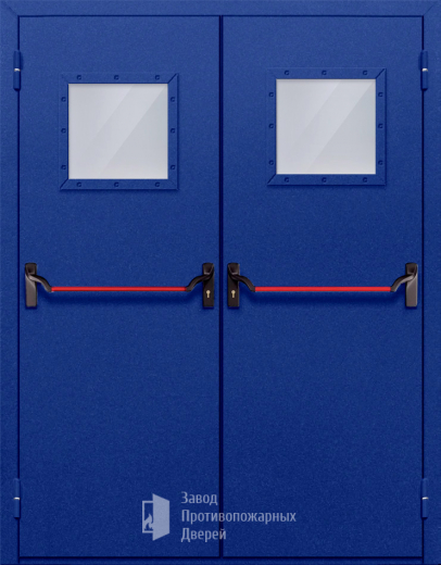 Фото двери «Двупольная со стеклом и антипаникой №53» в Люберцам