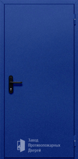Фото двери «Однопольная глухая (синяя)» в Люберцам