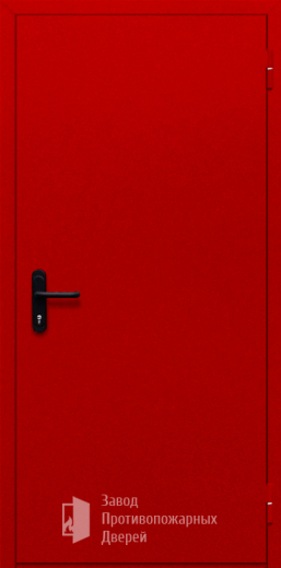 Фото двери «Однопольная глухая (красная)» в Люберцам