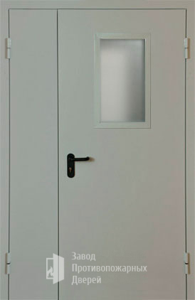 Фото двери «Полуторная со стеклом EI-30» в Люберцам