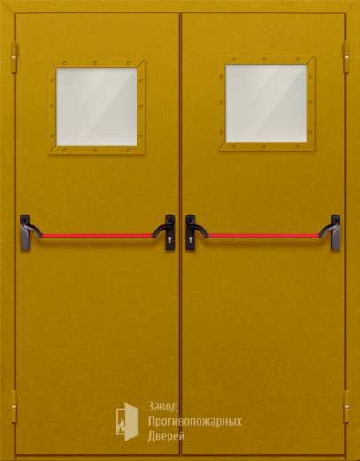 Фото двери «Двупольная со стеклом и антипаникой №55» в Люберцам