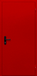 Фото двери «Однопольная глухая (красная)» в Люберцам
