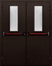 Фото двери «Двупольная со стеклом и антипаникой №610» в Люберцам