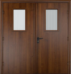 Фото двери «Двупольная МДФ со стеклом EI-30» в Люберцам