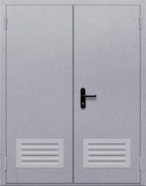 Фото двери «Двупольная с решеткой» в Люберцам