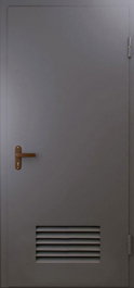 Фото двери «Техническая дверь №3 однопольная с вентиляционной решеткой» в Люберцам