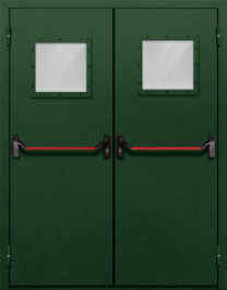 Фото двери «Двупольная со стеклом и антипаникой №59» в Люберцам