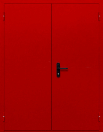 Фото двери «Двупольная глухая (красная)» в Люберцам