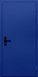 Фото двери «Однопольная глухая (синяя)» в Люберцам